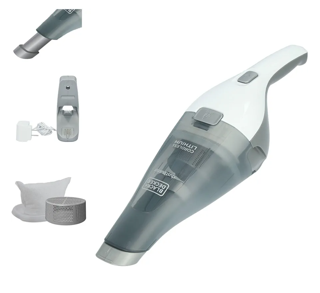 BLACK+DECKER dustbuster QuickClean Cordless Handheld Vacuum, Car Vacuum Portable (HNVC215B10)