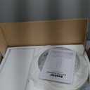 Besiost Rotating Bookshelf, Wood Corner Bookshelf, 360 Display Spinning Bookcase Storage Rack, 4 Tier Floor Standing Revolving Bookcase Narrow Book Shelf Organizer for Small Space, Bedroom, White