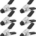 HORUSDY 6-Piece 6" inch Spring Clamp, Heavy Duty Spring Metal Spring Clamps, 2.5"-inch Jaw opening (6-Piece) (Black)