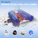 Wash G1 Roller Brush Replacement for Dyson Wash G1 Wet Cleaner Floor Scrubber Machine Vacuum Attachments Counter-Rotating Primary Rollers 2 Pack Highly Absorbent Microfiber Brush Rollers