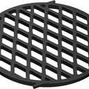 only fire Gourmet BBQ System Sear Grate Replacement for Weber 8834, Porcelain-Enameled Cast-Iron Cooking Grid for 22 1/2 inch Weber Charcoal Grills