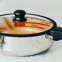 Elephant & Fig Pan Stainless Steel 5 Qt. Covered Saute Pan w/ Pouring Spout