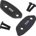 Carbon Fiber Mirror Block Off Plate for Suzuki GSX-R1000 2005-2016 /GSX-R600/750 2006-2020, Mirror Block Off Base Plates Billet fit For Suzuki GSXR 600 750 1000, Black
