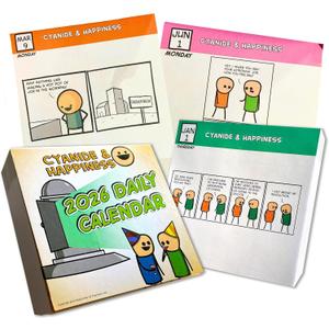 Cyanide & Happiness 2026 Desk Calendar by Explosm  Funny Office Humor Daily Calendar