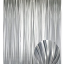 GOER 3.2 ft x 9.8 ft Metallic Tinsel Foil Fringe Curtains Party Photo Backdrop Party Streamers for Halloween,Birthday,Graduation,New Year Eve Decorations Wedding Decor (4 Packs,Black)