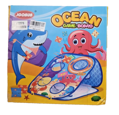 Game Ocean Game Board 2 in 1 Easy Set up Bean Bags Balls with Sticky Carry Bag