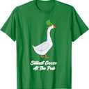 St Patricks Day Silliest Goose at The Pub Men Women Funny T-Shirt, Size S