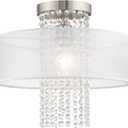 Livex Lighting 1 Lt Brushed Nickel Ceiling Mount