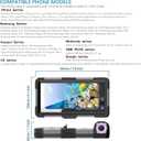 ShellBox Case Diving Case 2nd Gen for iPhone 17/16/15/14/13 Pro Max Plus Air Samsung Galaxy SeriesS25-S20 Ultra, Universal Phones[4.9-6.9 Inch],Snorkeling[15m/50ft] Full Body Protector Black-Purple