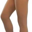 KBVOT Fleece Lined Tights Women Pantyhose Leggings Sheer Warm Thermal Thick Fake Translucent Tights for Winter L