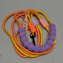 Hands Free Dog Leash Dual Handle, Wearable Leashes for Dog, Padded Waist Belts and Rotating Metal Clip,for Small Medium Large Dogs (18+ lbs) Walking Training Running (Yellow-Orange, 5.5 FT)