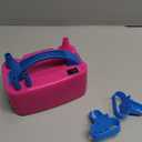 Nulink Electric Balloon Pump, Portable Electric Balloon Blower Machine Balloon Air Pump Dual Nozzle 110V 600W Balloon Inflator for Party Decorations (Rose red)