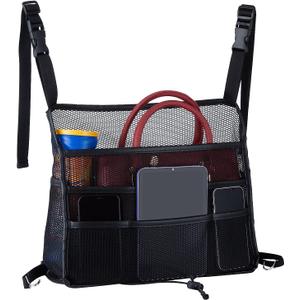 Eing Car Seat Back Organizer - Large Capacity Storage for Purses, Handbags & Kids' Items - Black