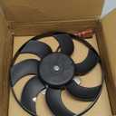 WFLNHB Radiator Cooling Fan Replacement for Passat 2006-2012 Jetta 2005-2014 1K0959455ET Right