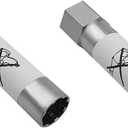 2 Pcs 8-Spline Lug Nut Key Lock Tool 65100 for Cars 13/16'' Hex, Wheel Lock Key Replacement for Spline Lug Nuts