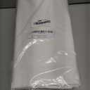 White Paper Tablecloths for Rectangle Tables 10 Pack, 54''108'' Disposable Table Cloth for 3-9 Ft Tables, Paper & Plastic Party Table Cover for Birthday, Outdoor, Wedding, Banquet