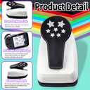 Star Hole Punch, Star Paper Punch, StarPunches, Shape Hole Punches, Stars Craft Puncher, Paper Shape Puncher, PaperPunchers for Crafting Shapes, Stars Lever Punchers for Scrapbooks