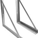 24"x24" Underbody Tool Box Mounting Kit - 1 Pair Aluminum Brackets