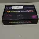 Jushope Interior Car LED Strip Lights, Acrylic LED Lights for Car with Dynamic Dreamcolor Chasing, Ambient Lighting Kits Music Sync Wireless APP and RF Remote Control (8 in 1)