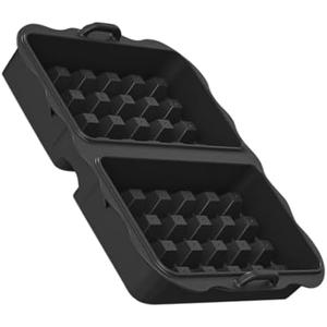 PRETYZOOM Silicone Baking Mold for Air Fryers Nonstick Waffle and Cake Tray Compatible with Ninja Sleu Versatile Kitchen Accessory for Healthy Cooking 2 Pcs