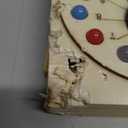 Joyreal Toddler Busy Board, Wooden Montessori Busy Board Sensory Board with LED Light Switch, Sensory Toys Baby Fidget Board Travel Toys for Toddler