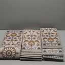 BEQHAUSE Stair Treads for Wooden Steps Non-Slip Machine Washable Carpet Stair Treads 8"X30" Soft Indoor Stair Rug Runner for Kids Elders and Pets, 100% Polyester, TPE Backing, 15pcs, Brown/Grey