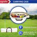 ropoda Six-Player Croquet Set with Wooden Mallets, Colored Balls, Sturdy Carrying Bag for Adults &Kids, Perfect for Lawn,Backyard,Park and More