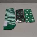 SOIMISS 3pairs Shamrock Print Tube Stockings for Women Patrick's Day Comfortable and Easy to Clean Thigh High Socks Unique for Festive Celebrations