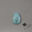 WisFox 2.4G Wireless Mouse for Laptop, Ergonomic Computer Mouse with USB Receiver and Type-C Adapter, 3 Adjustable Levels DPI, 6 Button Cordless Wireless Mice (Mint Green, 1 Pack)