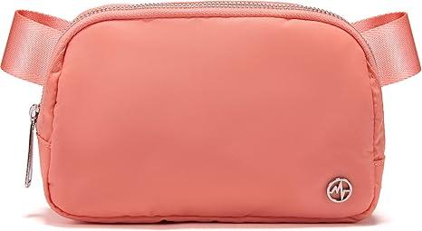 Pander Belt Bag for Women, Fashion Waist Packs, Crossbody Bags, Everywhere Belt Bag with Adjustable Strap (Sonic Pink).