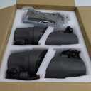 SUNVIE 6W LED Landscape Lights Low Voltage Landscape Lighting with Connectors Warm White Landscape Spotlights Outdoor 12-24V Waterproof Yard Garden Lights Wired Tree Wall Landscape Spotlights, 8 Pack Black