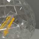 40 Watt Decorative Vintage LED Light Bulbs, N Pineapple 4W Clear LED Filament Edison Bulb,2700K Oversized Warm Lights,Non-Dimmable E26 Lamp Base,1-Pack