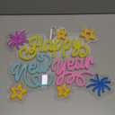 Retisee Happy New Year Neon Sign Light USB Powered LED Happy New Year Neon Sign for Bedroom Wall Decor 2026 Spring Festival Party Supplies(Fireworks)
