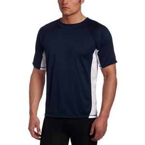 Kanu Surf Men’s Swim Shirt with Short Sleeves – UPF 50+ Rash Guard with Quick-Dry Fabric, Size: 4X