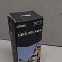 Bike Mirror Handlebar Mount 360 Adjustable 2pcs, Accessories Bike Side Mirror, E Bike Mirrors for Handlebars, Scooter Mirrors for Handlebars with Scratch Resistant Glass, E Bike Rear View Mirror