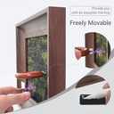 Air Plant Holder Tillandsia Ionantha Display Frame - Waterproof Wall Hanger Air Succulent Hanging Decor for Indoor House Plants, Creative Gift for Plant Parents