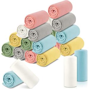 Newwiee Fleece Throw Blankets Bulk 50'' x 60'' Wedding Fleece Blankets Soft Lightweight for Donation Homeless Sleepover Party Lap Pet Sofa Couch Home Office(Pastel Colors,24 Pcs)