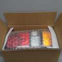 Lathsy Tail Lights Compatible With 2000-2006 Chevy Tahoe Suburban GMC Yukon YuKon XL 1500 2500 Driver and Passenger Side Black Edge w/o Bulbs Replace 15224278,15224279