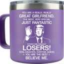 MFGNEH Valentines Day Gifts for Girlfriend Her,Girlfriend Gifts,Birthday Gift for Girlfriends,Anniversary Girlfriends Gift,Christmas for Her,14oz Purple Tumbler Coffee Mug