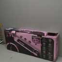 Aero iSporter Kids Electric Scooter | Hand Acceleraor & LED Lights | Electric scooters for Boys Girls Ages 6-12 | Rubber Deck Mat, Battery Indicator& Adjustable Heights, Pink