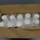 Lilymicky 500 Pack 5 oz Disposable Plastic Cups, Small Plastic Drinking White Beverage Tumbler for Tasting, Drinking and Party