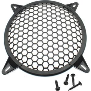 2 Pack 12 Inch Speaker Grills Subwoofer Grill Waffle Grill Guard Protector Covers with Mounting Screws ABS Mesh Round Subwoofer Speaker Cover