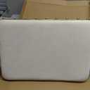 Mornajina 14 x 10 inches Velvet Necklace Display Stands for Selling, Large Metal Necklace Organizer Holder Stand Chain Jewelry Display Stand (Beige, 1 Pack)