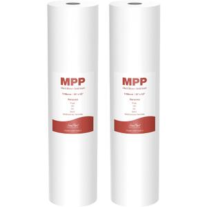 5 Micron 20 Inch Big Whole House Sediment Water Filter, 20" x 4.5" Water Filter Cartridge Replacement for SimPure DB20 Blue Housing, WGB22B, WGB32B, AP802, BB20B, BB20T, 2-Pack