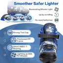 Kuxuan Boys Adjustable Inline Skates with Light up Wheels, Fun Illuminating Skates for Kids Girls Youth, Large