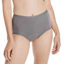 Hanes Women's Comfort, Period. Underwear, Moderate Leaks, Bikini, Boyshort Or Brief, 3-pack (9)