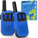 Holiky Toys for Ages 5-7 Boys Girls, Walkie Talkies for Kids 1000FT Range 2 Channels 2 Way Radio Toy Christmas Birthday Gifts for Girls Boys Ages 3 4 5 6 7 8 9 Camping Hiking Outdoor Games (Blue)