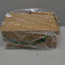 Yesland Shelf Baskets with Lid Set of 3, Handwoven Seagrass Storage Bins Box Rectangular Seagrass Basket Storage Organizer Wicker Basket for Shelf