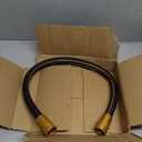 Giraffe Tools Leader Hose 2ft x 5/8", 24INCH Short Water Hose for Hose Reel, Lightweight, Flexible with Female Female Fittings