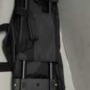 Small Wheeled Duffel Bag, Large Capacity Rolling Travel Luggage, Black Waterproof Suitcase With Retractable Handle